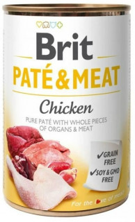 Brit Paté and Meat Dog  з куркою, 400г