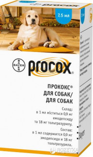 Bayer Procox (ПРОКОКС) орал.суспензія від гельмінтів д/собак, 7,5 мл