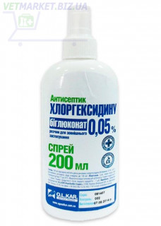 O.L.KAR Хлоргексидин р-н 0,05% (Антисептик), спрей 200 мл 
