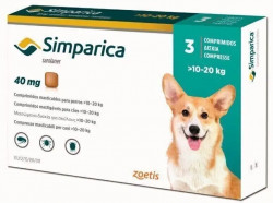Сімпаріка жув.таблетки д/собак від бліх та кліщів 40 мг (10-20 кг) 1 таб.