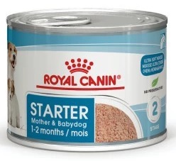 Royal Canin STARTER MOUSSE Cans  Конс. корм для сук наприкінці вагітност та  цуценят  до  2 міс., конс.195г