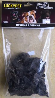 Luсky Pet Ласощі печінка сушена 0,1кг