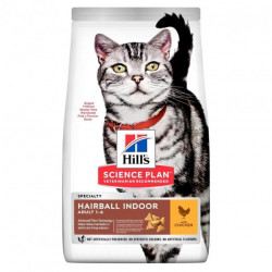 Hill's SP Fel Adult HB&Indoor-Контр. кульок шерсті, дор.кішка, у закр.приміщ, 1,5кг