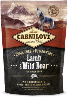 Carnilove Adult  Ягня та дикий кабан (для дорослих собак),1,5кг