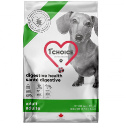 1st Choice Adult Digestive Health Toy and Small  Сух. дієт. корм для дор. собак малих порід (харчова чутливість), 5 кг.