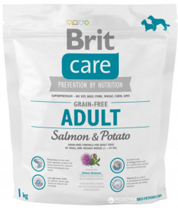 Brit  Care GF Adult Лосось і картопля (для дорослих собак вагою  до 25 кг), 1 кг  