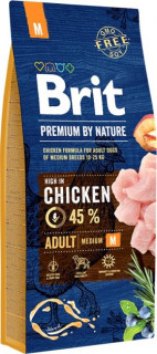 Brit Premium Dog Adult M Курка для дорослих собак середніх порід (10-25 кг), 3 кг