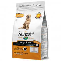 Schesir Dog Large Adult Chicken ШЕЗИР ВЗРОСЛЫЙ КРУПНЫХ КУРИЦА сухой монопротеиновый корм для собак крупных пород , 4 кг., 4кг ПЭ 