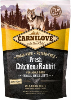 Carnilove Fresh for Adult Курка, кролик (для дорослих собак), 1,5кг 