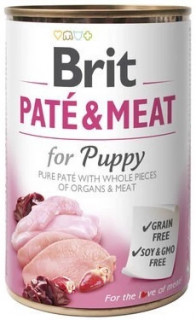 Brit Paté and Meat Puppy з куркою та індичкою, 400г