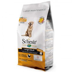 Schesir Dog Large Adult Chicken ШЕЗИР ВЗРОСЛЫЙ КРУПНЫХ КУРИЦА сухой монопротеиновый корм для собак крупных пород , 12 кг.,  