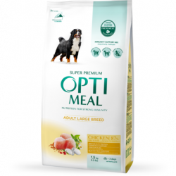 OPTIMEAL сухий корм для собак великих порід -курка 1,5 кг