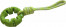 AnimAll GrizZzly 9765 Іграшка дентал з канатом (33х10х4 см), зелена зелений